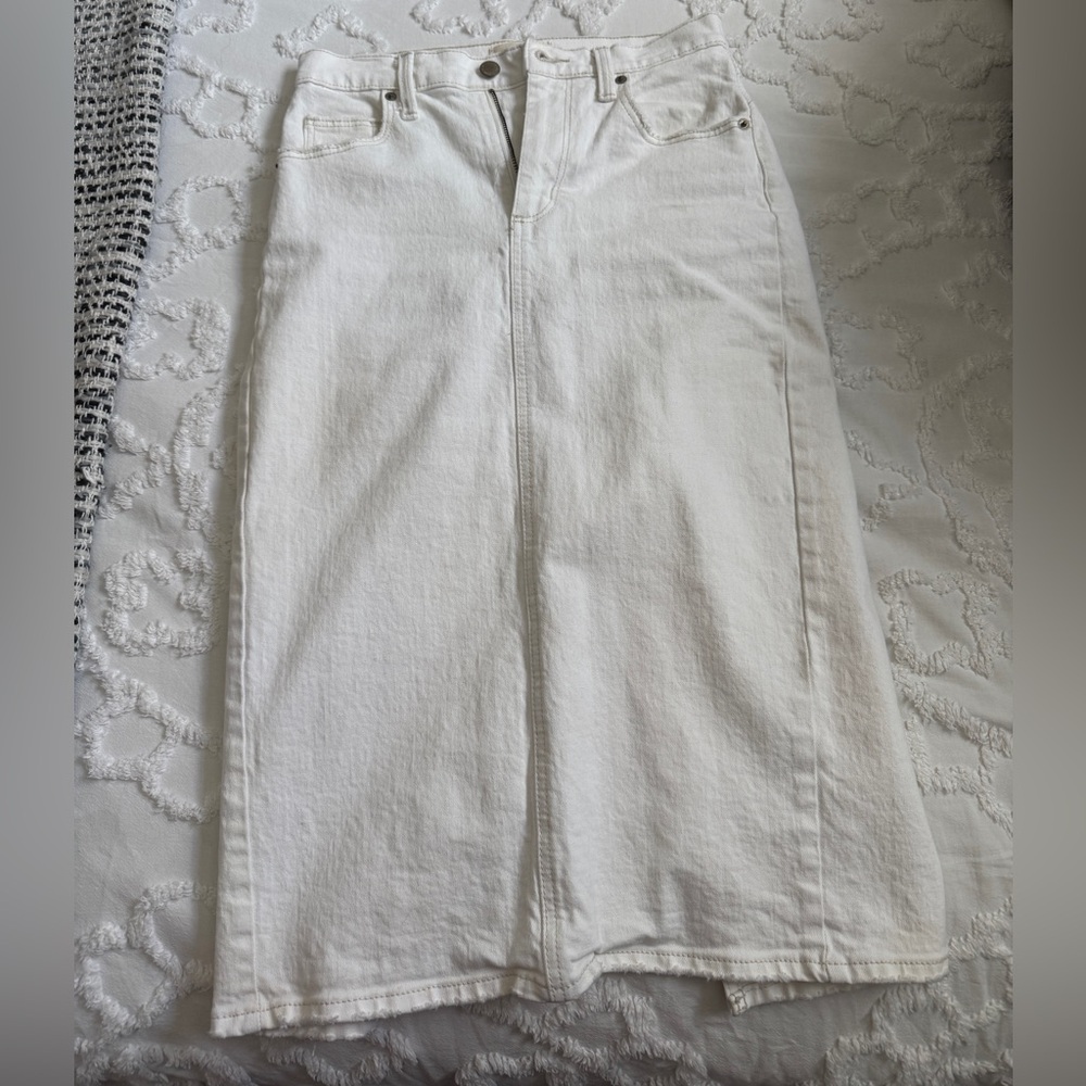 Target Women's Cream Midi Skirt